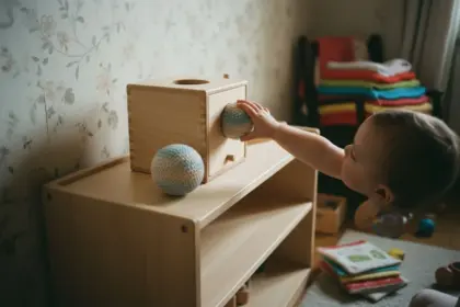 7 jouets Montessori en bois adaptés aux capacités d’un bébé de 1 an