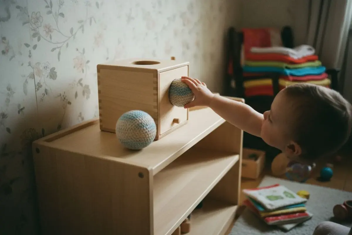 7 jouets Montessori en bois adaptés aux capacités d’un bébé de 1 an
