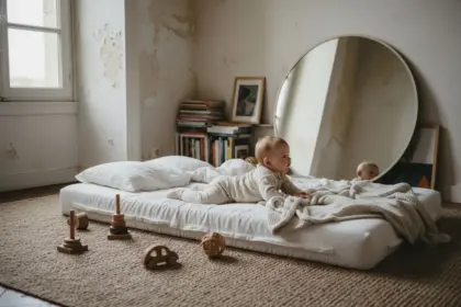 7 jouets Montessori en bois adaptés à chaque âge de bébé