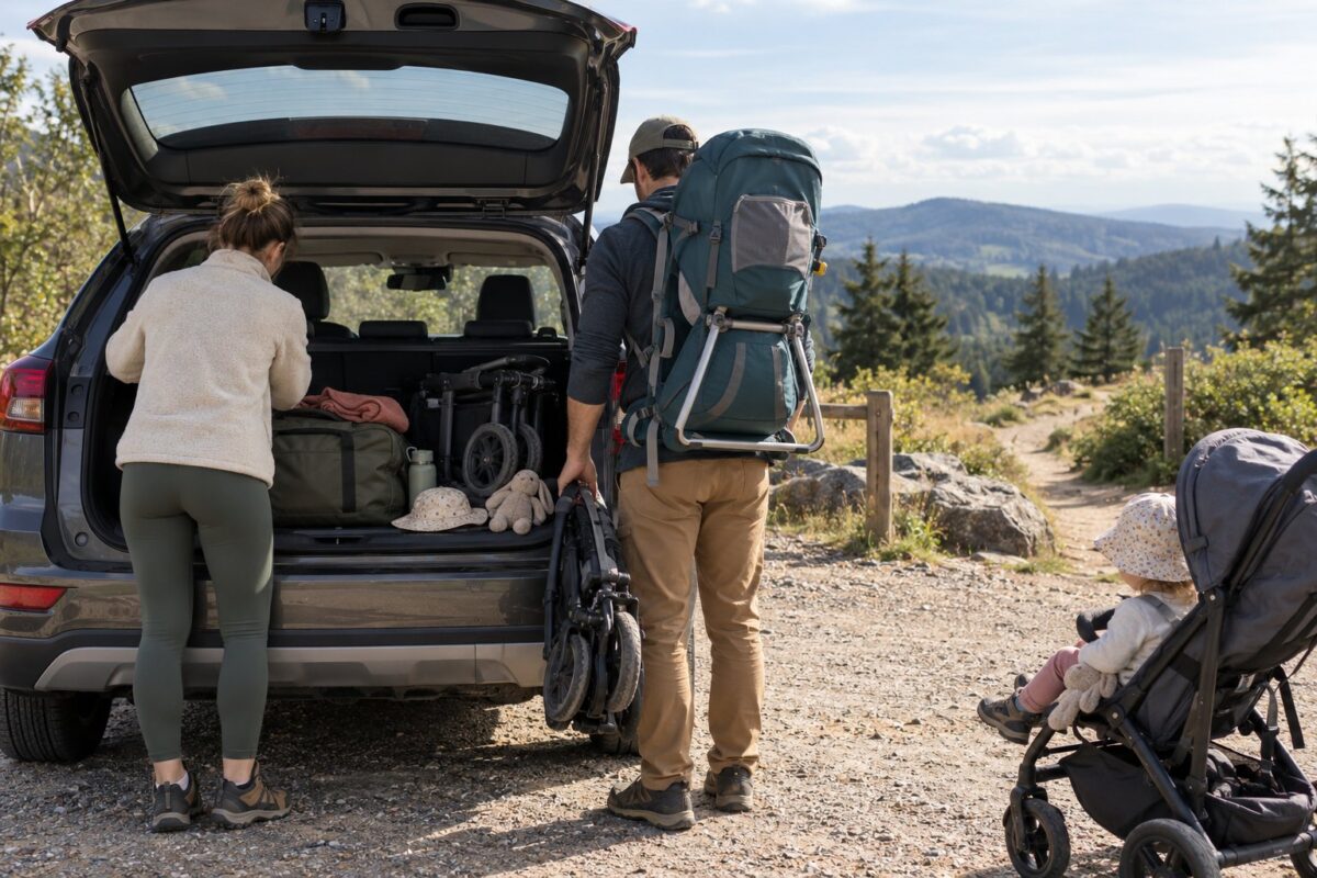 Partir en week-end dans le Pilat avec un bébé : ce qu'on emporte vraiment